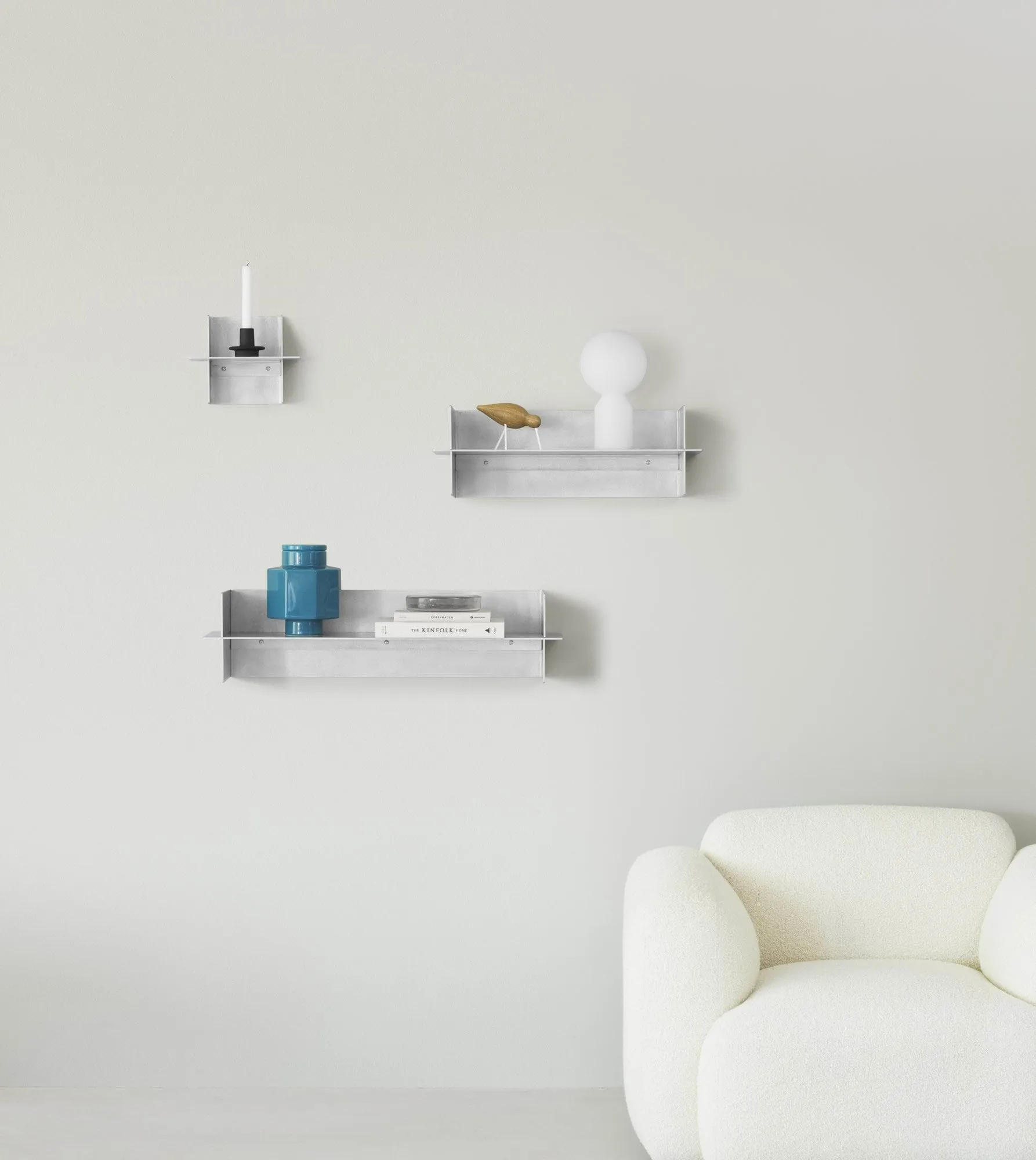 Alu Shelf Regal 80 cm, Aluminium Normann Copenhagen
