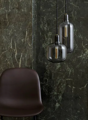 Amp Pendelleuchte groß - Grau-schwarz - Normann Copenhagen