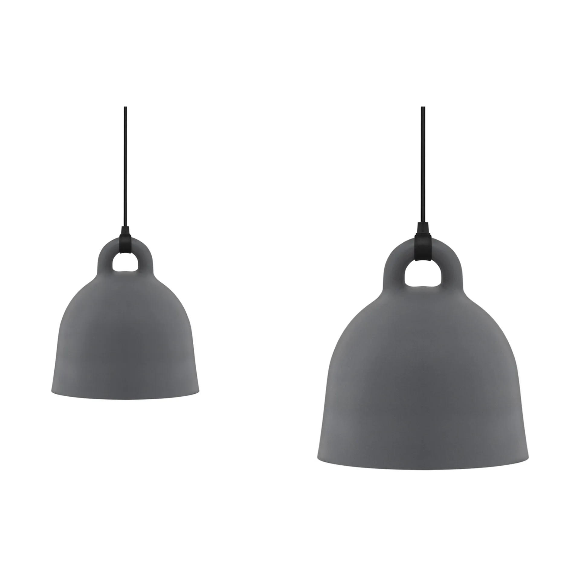 Bell Pendelleuchte grau, Large Normann Copenhagen
