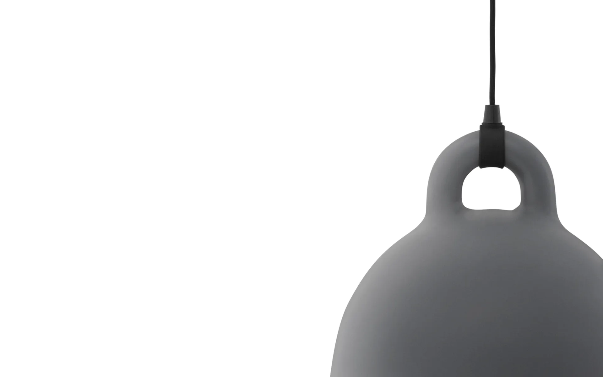 Bell Pendelleuchte grau, Small Normann Copenhagen