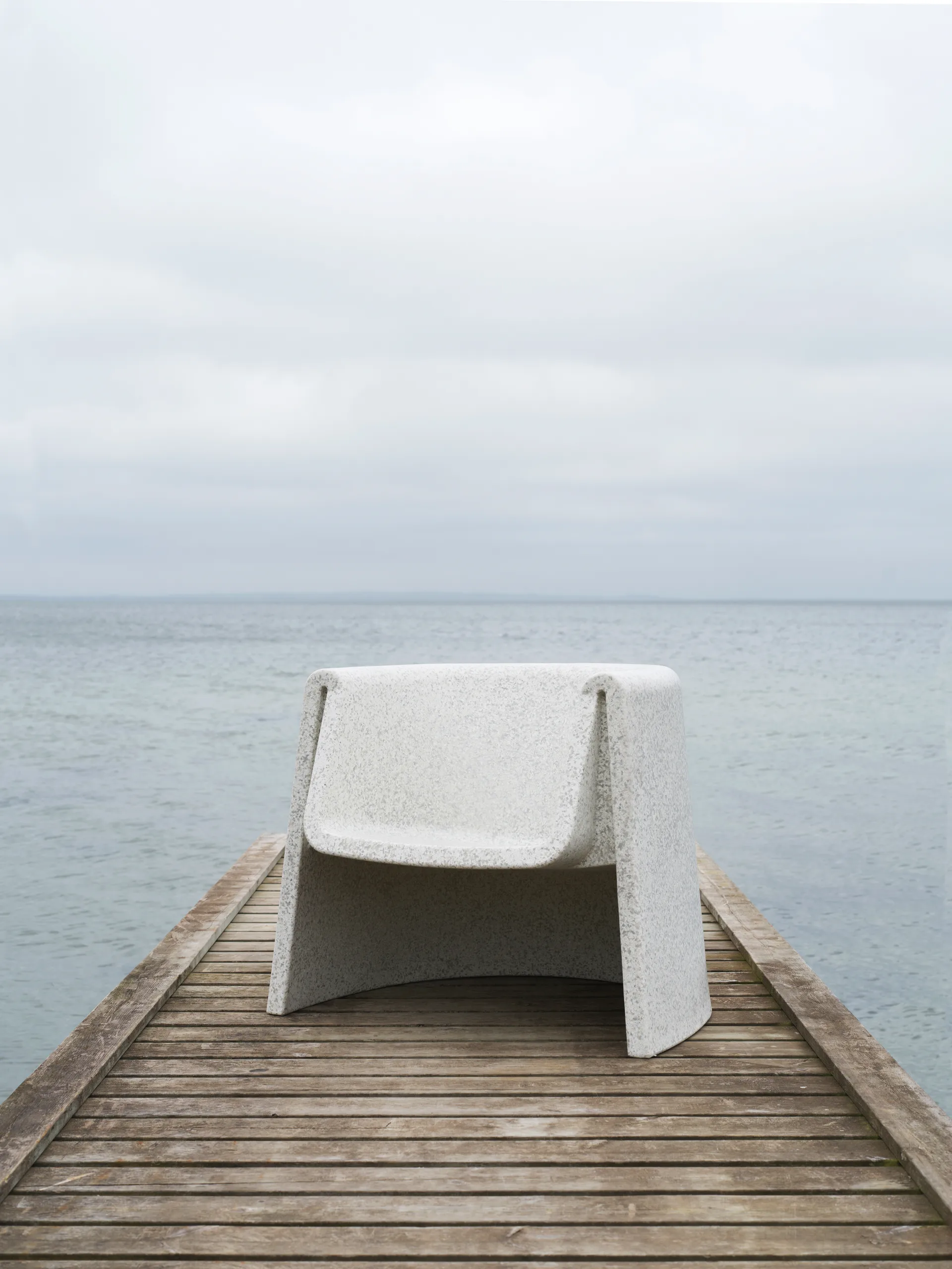 Bit Lounge Chair Sessel, Weiß Normann Copenhagen
