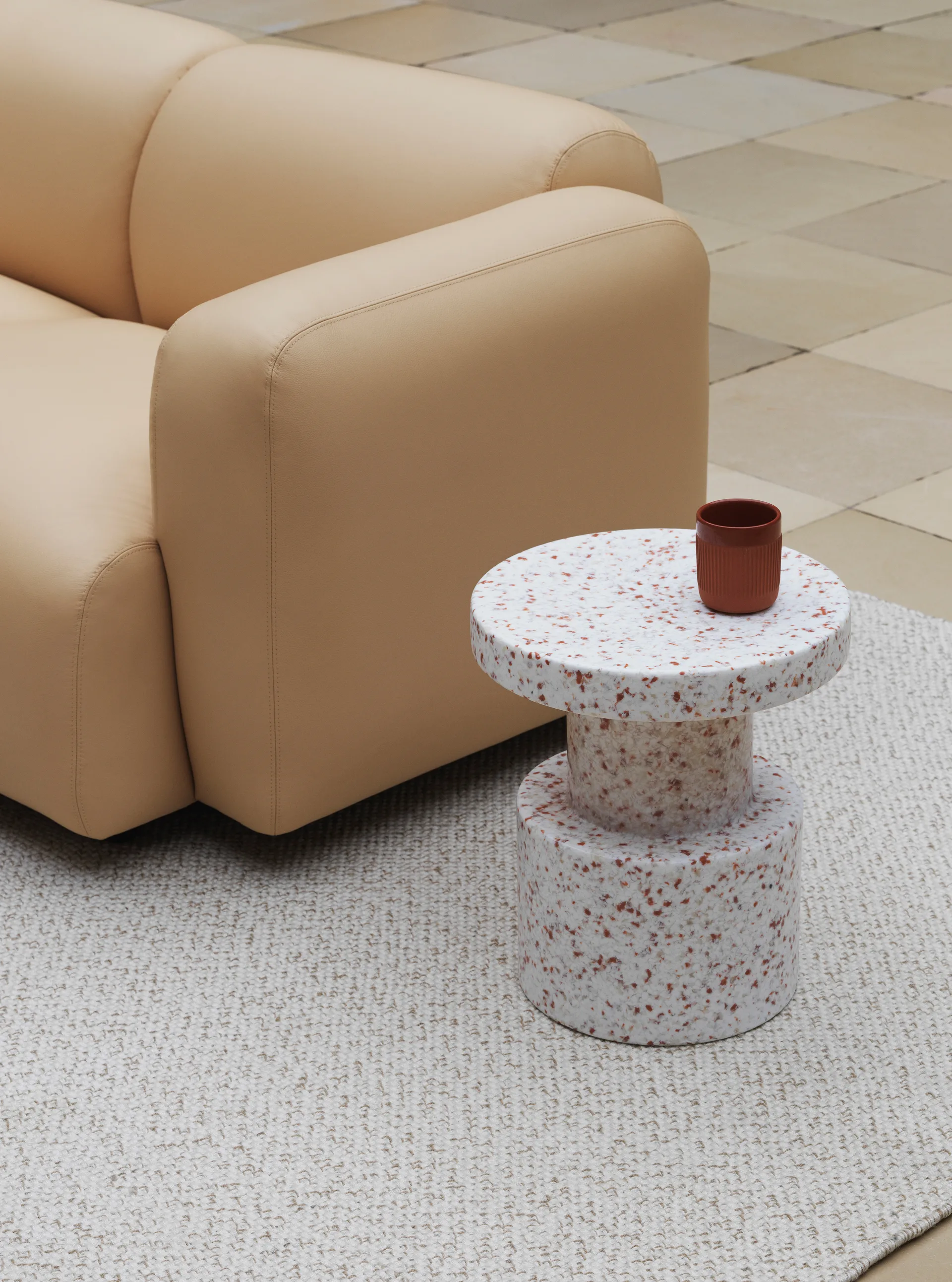 Bit runder Hocker, Weiß, Ø36x42 cm Normann Copenhagen