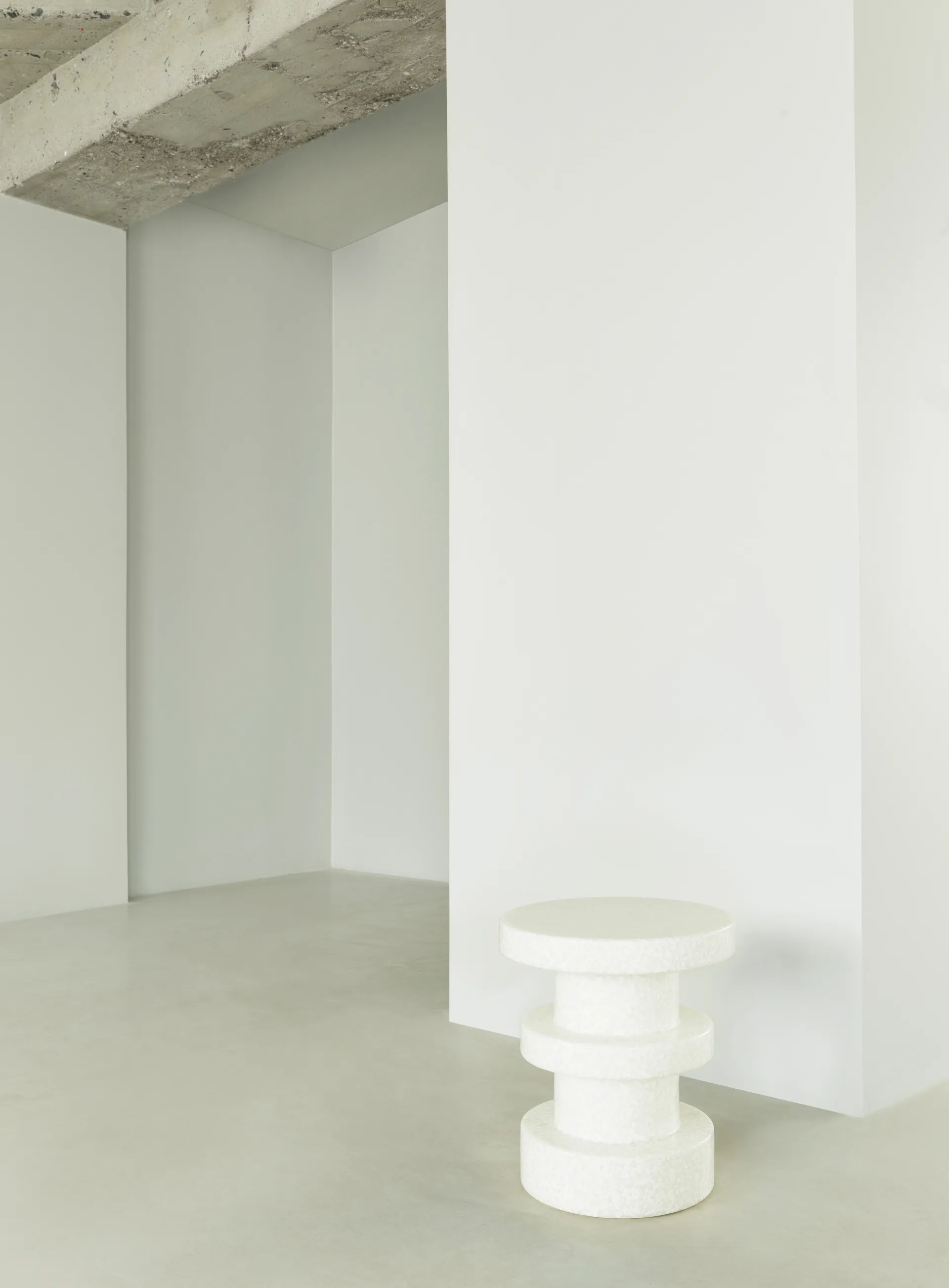 Bit Stack Hocker, Weiß-weiß Normann Copenhagen