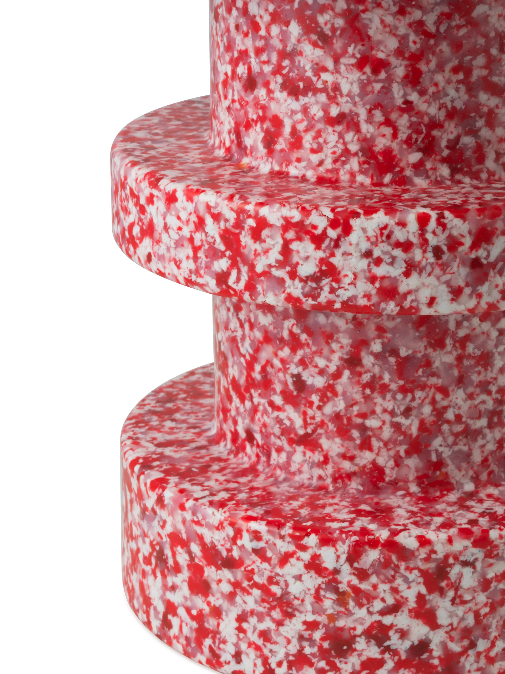 Bit Stack runder Hocker, Rot, Ø36x42 cm Normann Copenhagen