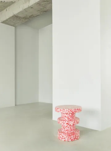 Bit Stack runder Hocker - Rot, Ø36x42 cm - Normann Copenhagen