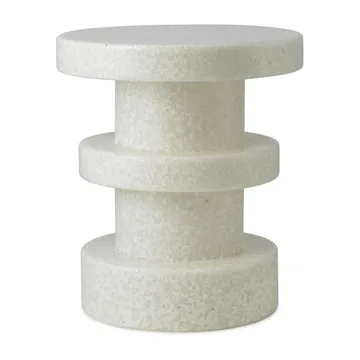 Bit Stack runder Hocker - Weiß-weiß, Ø36x42 cm - Normann Copenhagen