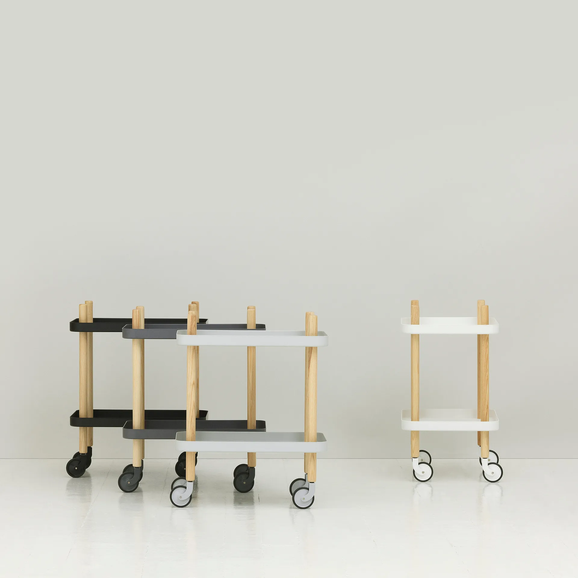 Block Beistelltisch, Hellgrau Normann Copenhagen