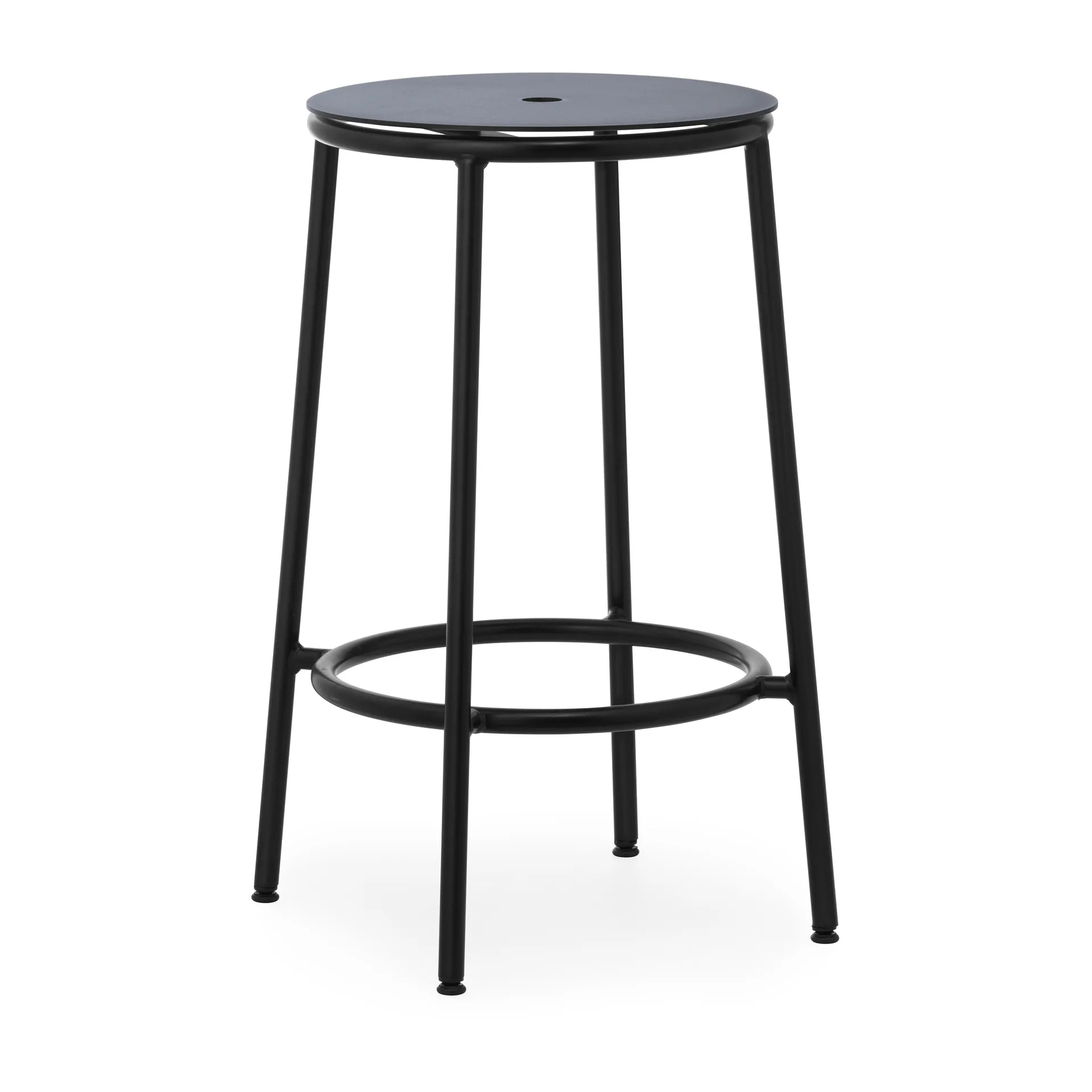 Circa Barhocker 65 cm, Schwarz Aluminium Normann Copenhagen