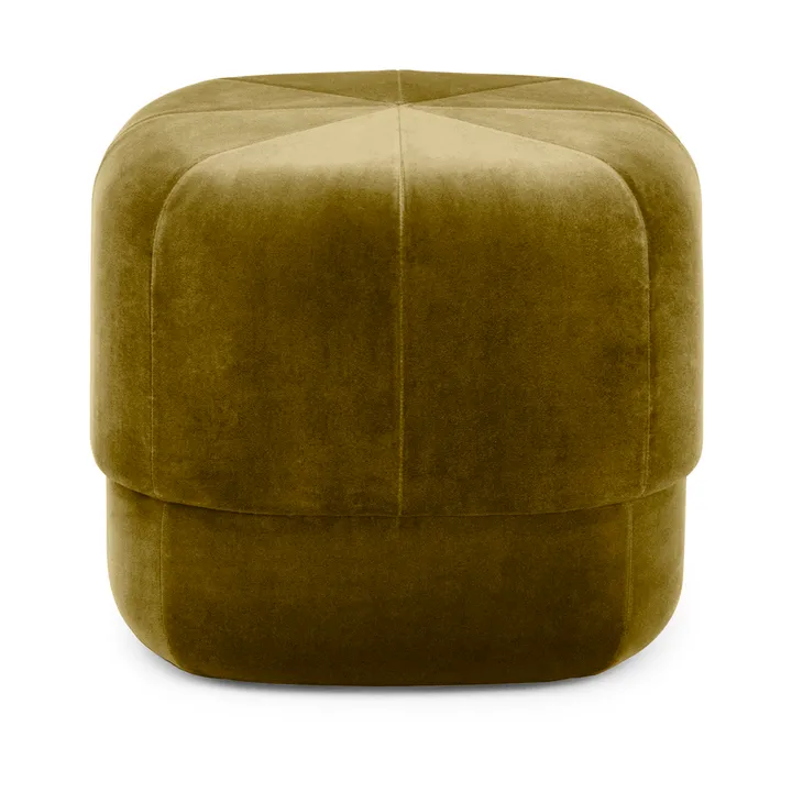Circus Sitzpouf - Velours moosgrün, klein - Normann Copenhagen
