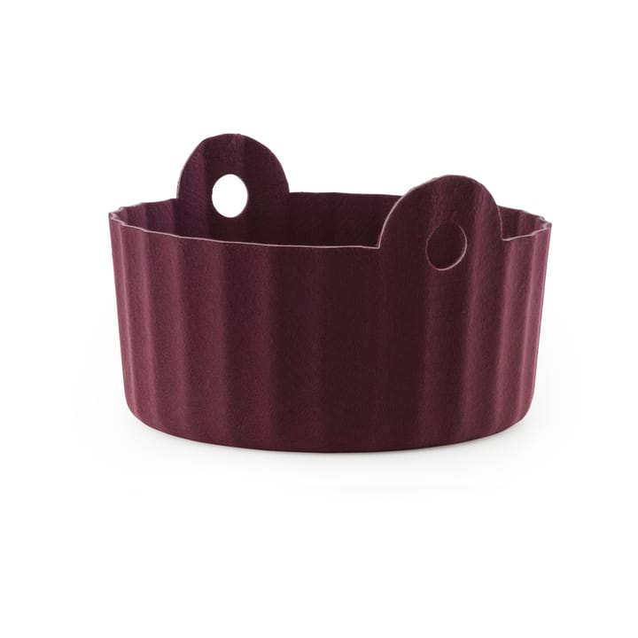 Colu Basket Aufbewahrungskorb Ø44 cm - Burgundy - Normann Copenhagen