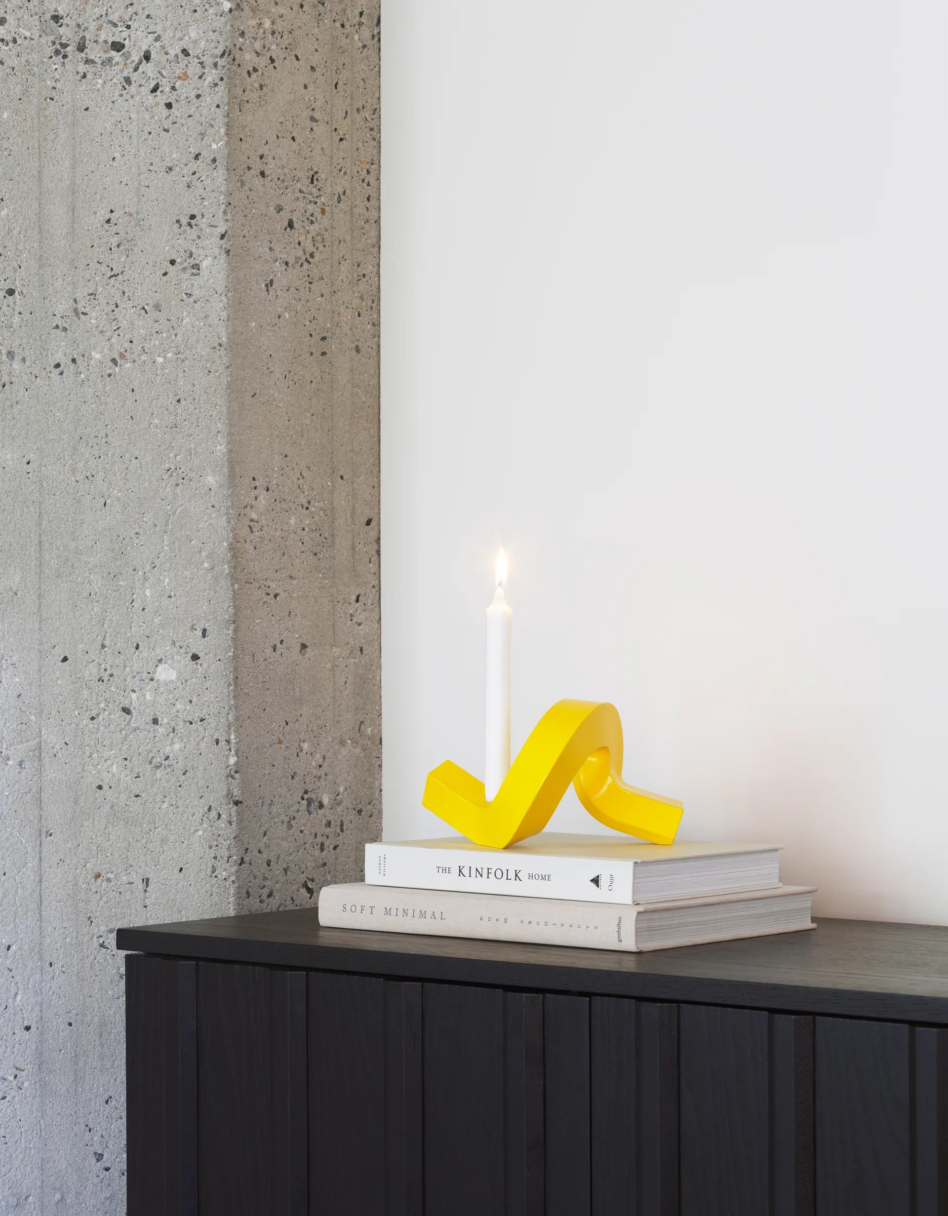 Crooked Kerzenhalter 1, Yellow Normann Copenhagen
