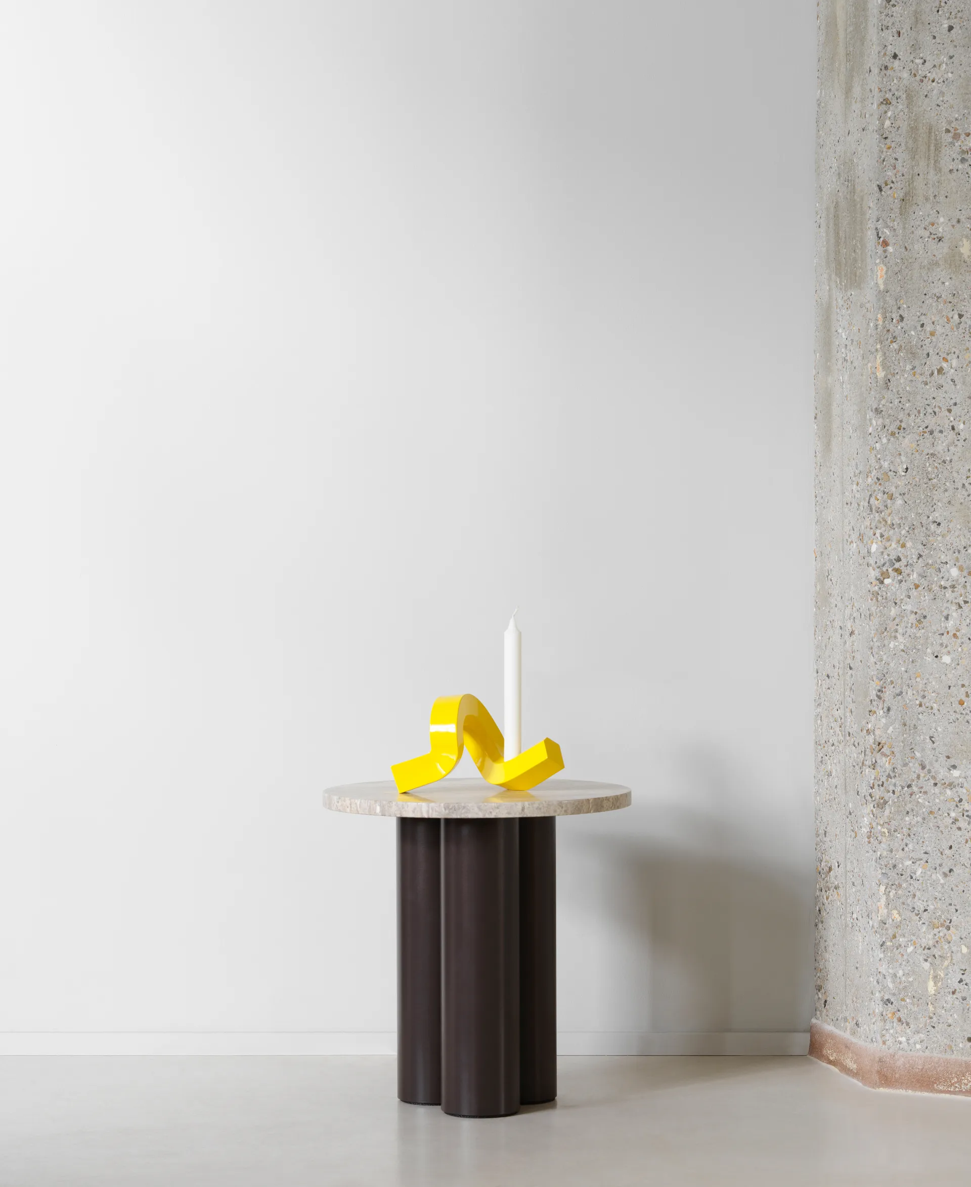 Crooked Kerzenhalter 1, Yellow Normann Copenhagen