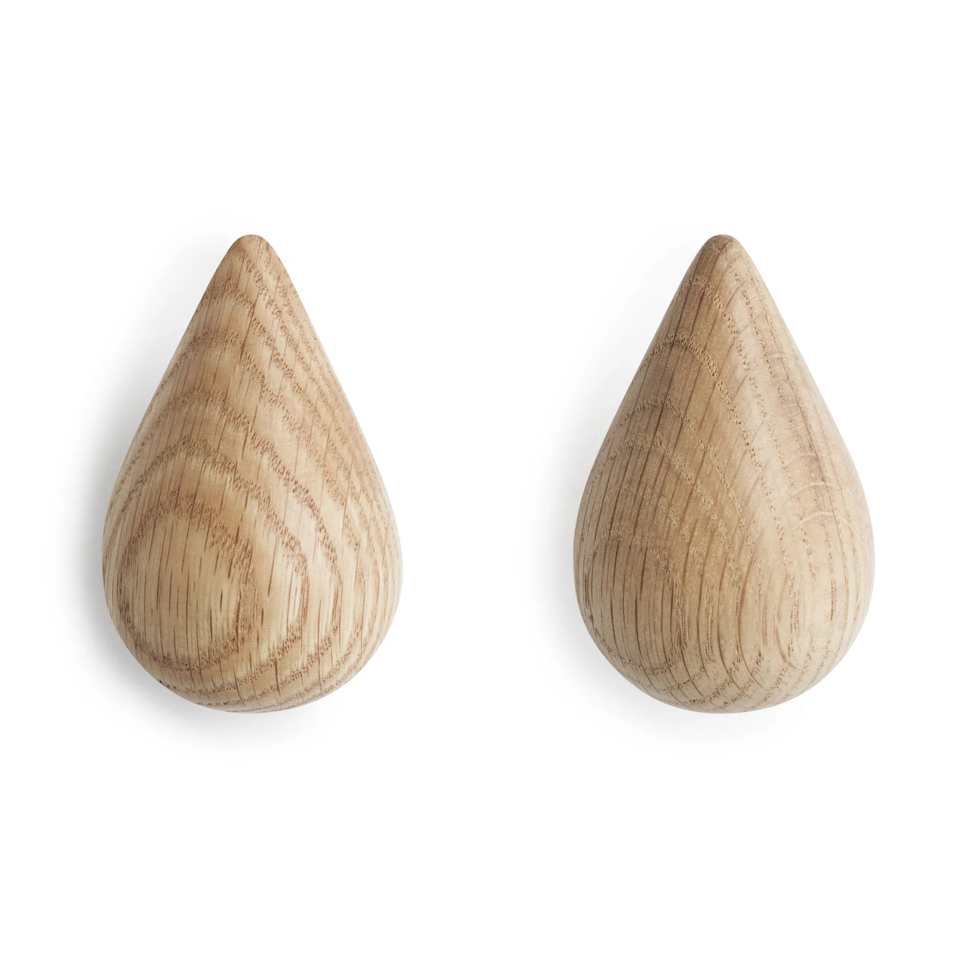 Dropit Wandhaken 2er Pack, Holz natur groß Normann Copenhagen
