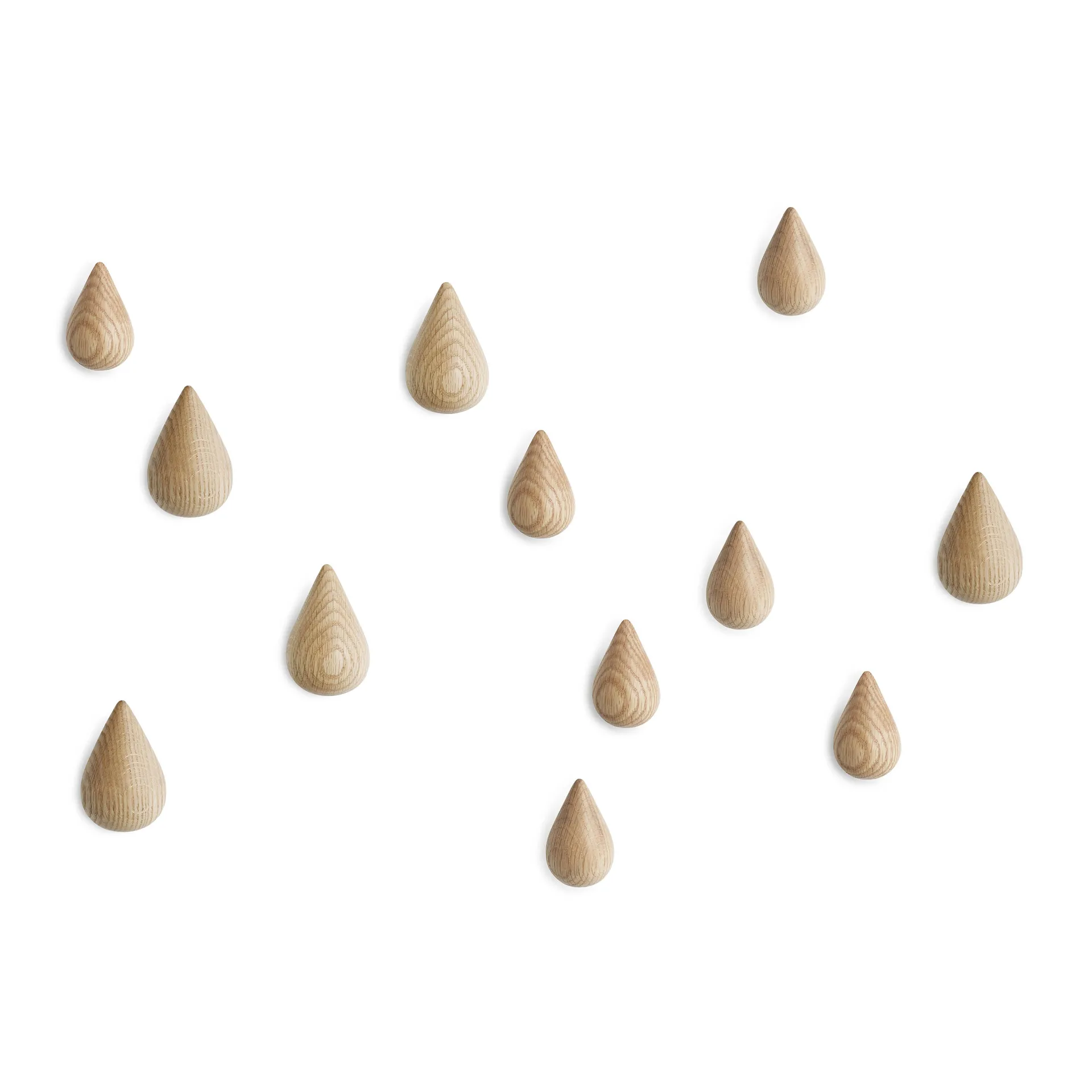 Dropit Wandhaken 2er Pack, Holz natur klein Normann Copenhagen