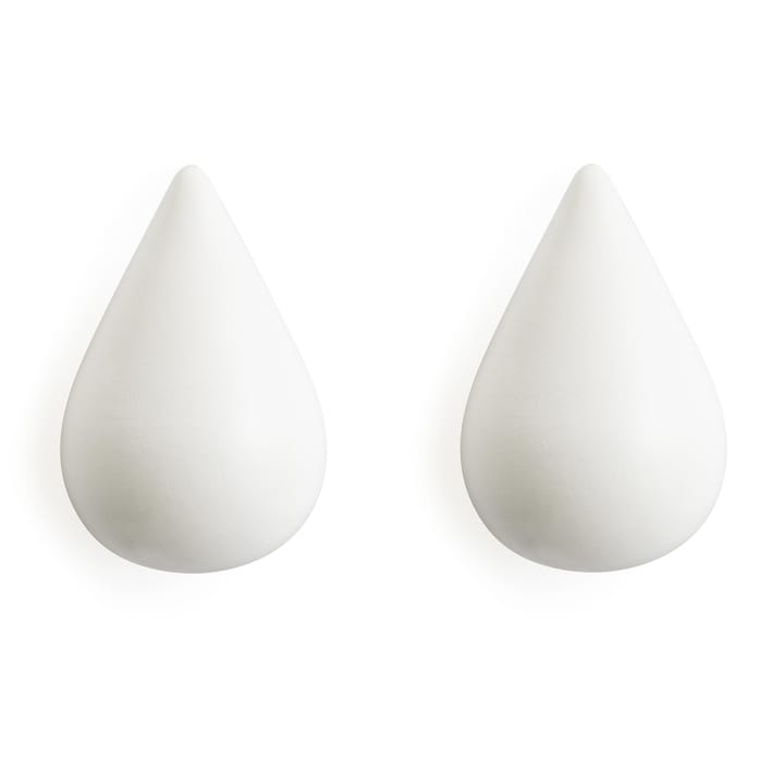 Dropit Wandhaken 2er Pack - Weiß klein - Normann Copenhagen