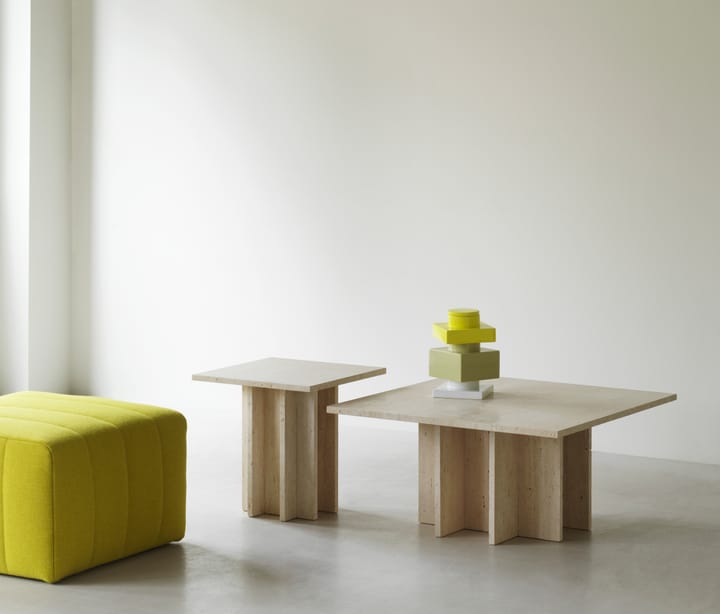 Edge Couchtisch groß - Travertine - Normann Copenhagen