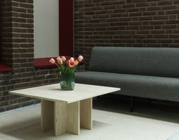 Edge Couchtisch groß - Travertine - Normann Copenhagen