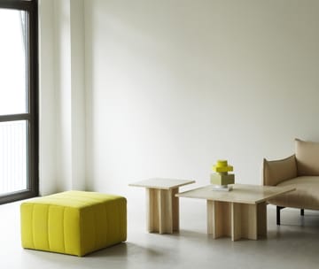 Edge Couchtisch klein - Travertine - Normann Copenhagen