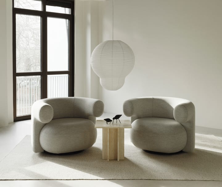 Edge Couchtisch klein - Travertine - Normann Copenhagen