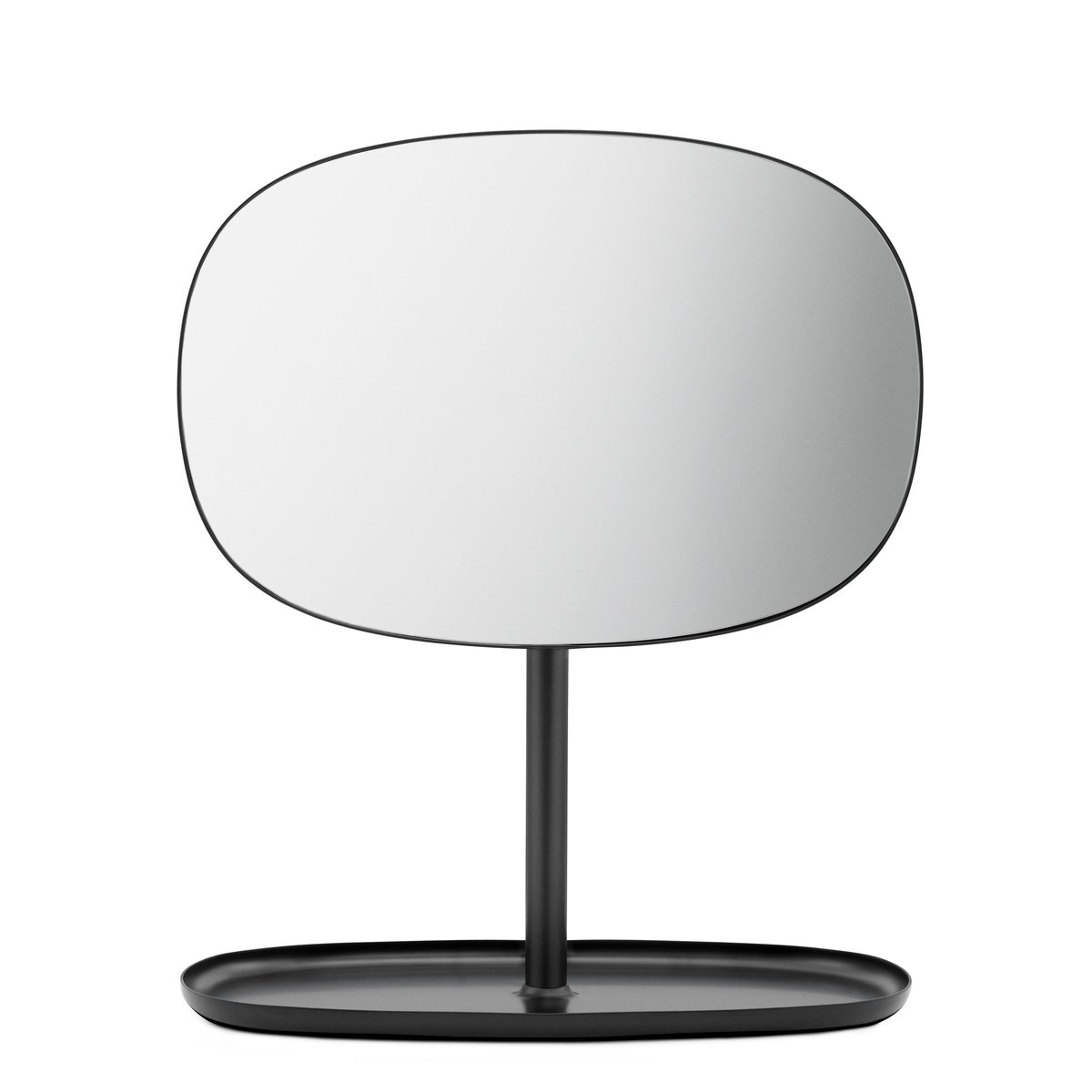 Normann Copenhagen Flip Spiegel Schwarz | Skandinavisches Design | Schminkspiegel | Schwarz