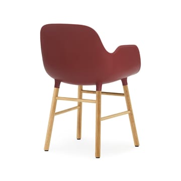 Form Armlehnstuhl - Red, Eichenholzbeine - Normann Copenhagen