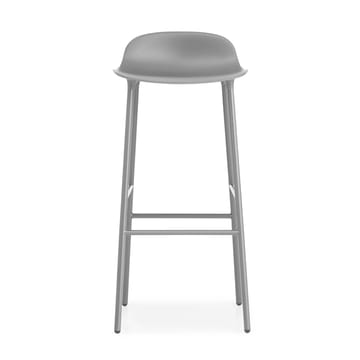 Form Barstuhl Metallbeine 75cm - Grau - Normann Copenhagen