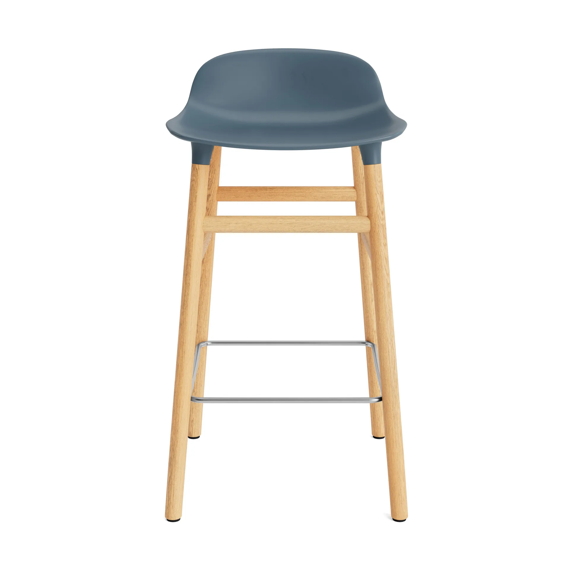 Form Chair Barstuhl Eichen-Beine, Blau Normann Copenhagen