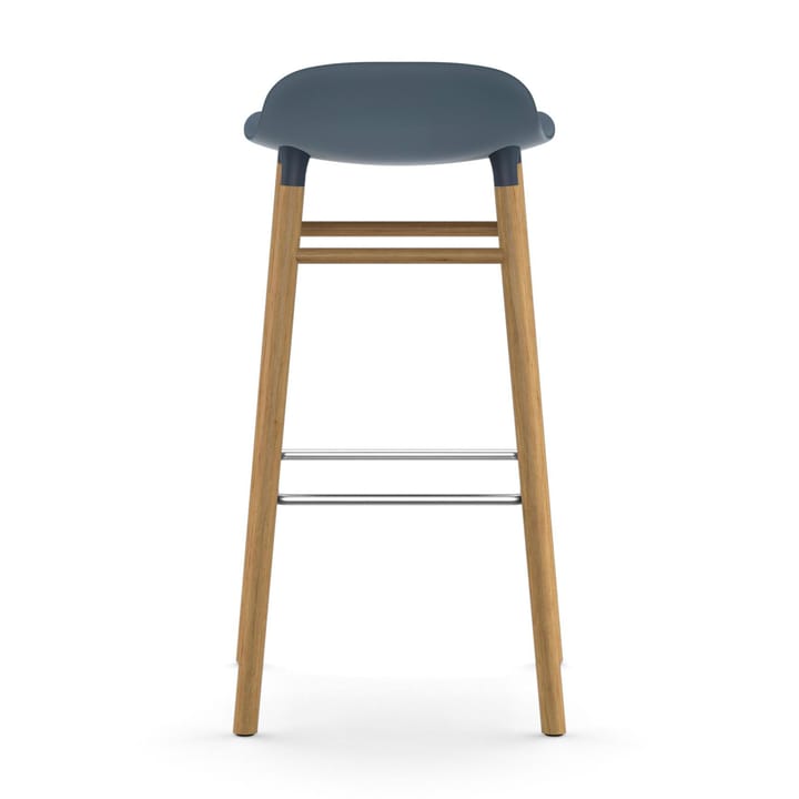 Form Chair Barstuhl Eichen-Beine - Blau - Normann Copenhagen