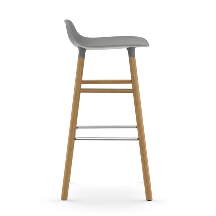 Form Chair Barstuhl Eichen-Beine - Grau - Normann Copenhagen