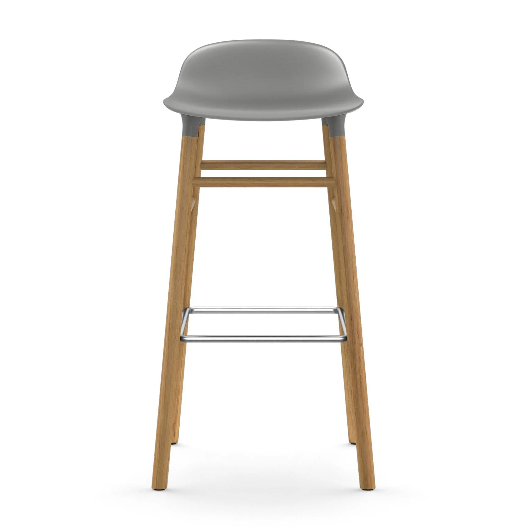 Form Chair Barstuhl Eichen-Beine, Grau Normann Copenhagen