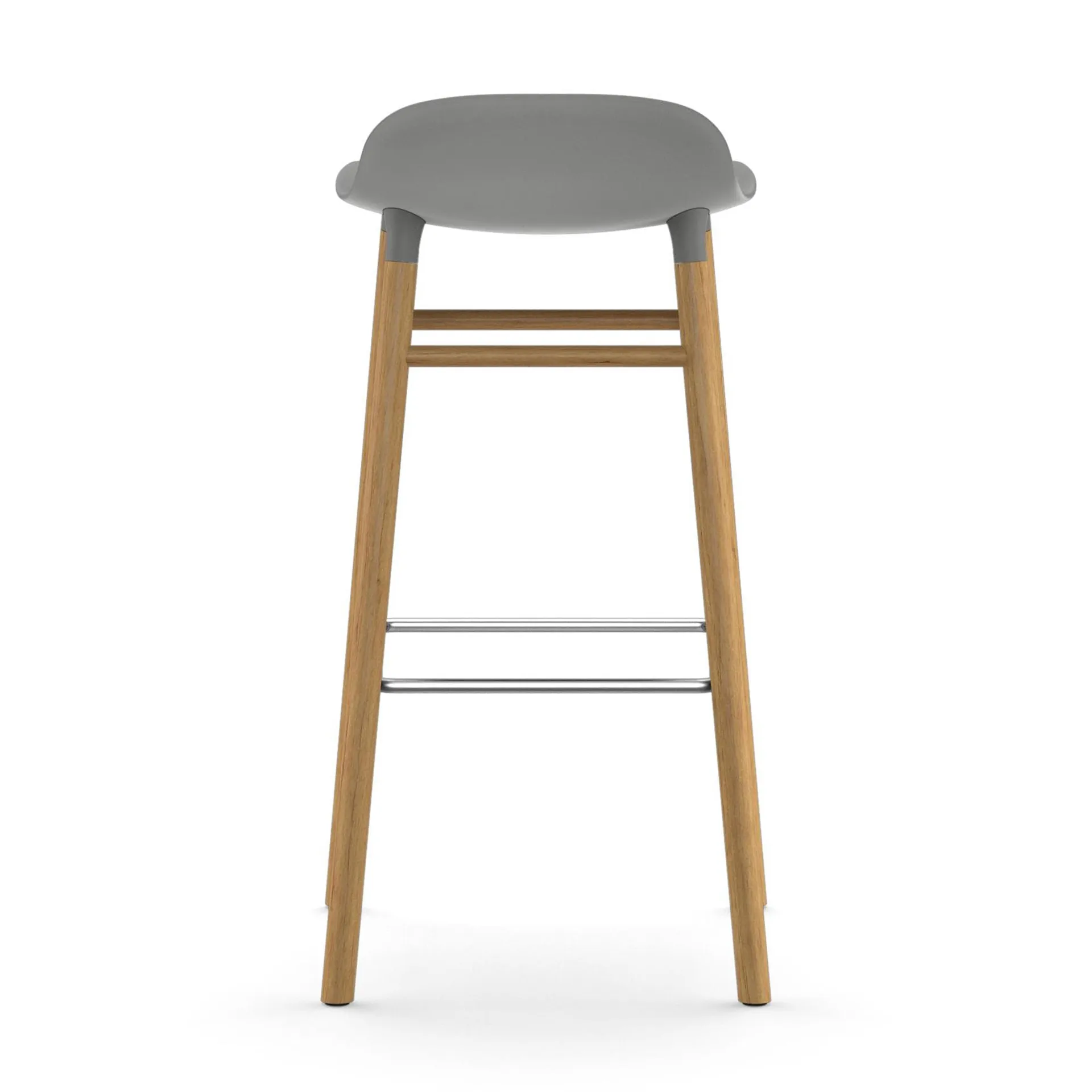 Form Chair Barstuhl Eichen-Beine, Grau Normann Copenhagen