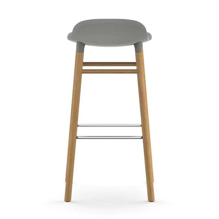 Form Chair Barstuhl Eichen-Beine - Grau - Normann Copenhagen