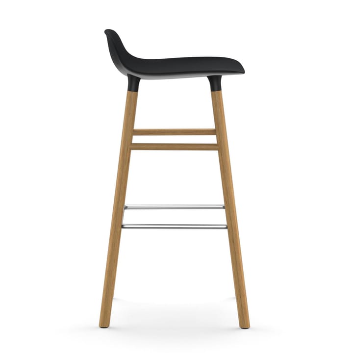 Form Chair Barstuhl Eichen-Beine - Schwarz - Normann Copenhagen