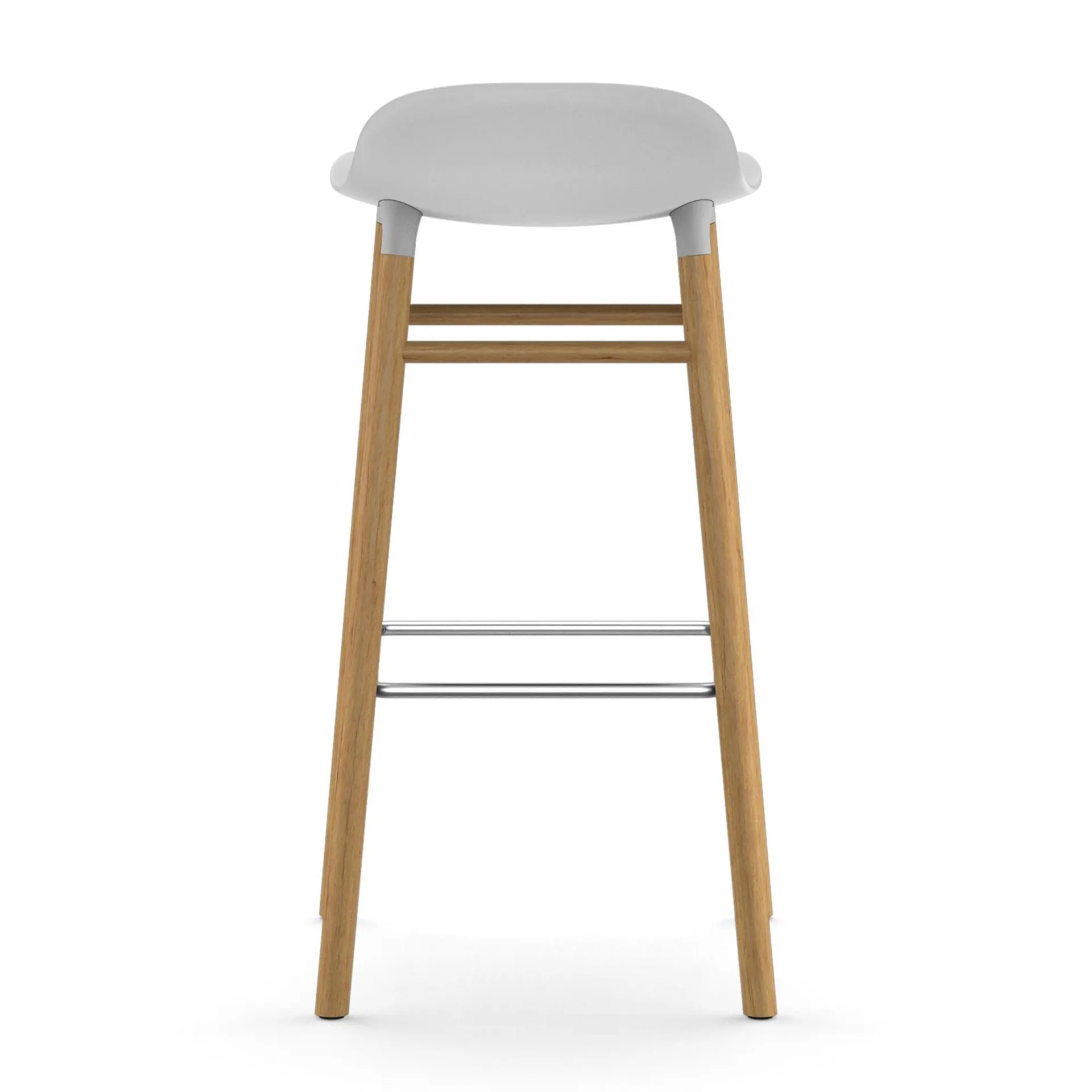 Form Chair Barstuhl Eichen-Beine, Weiß Normann Copenhagen
