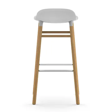 Form Chair Barstuhl Eichen-Beine - Weiß - Normann Copenhagen