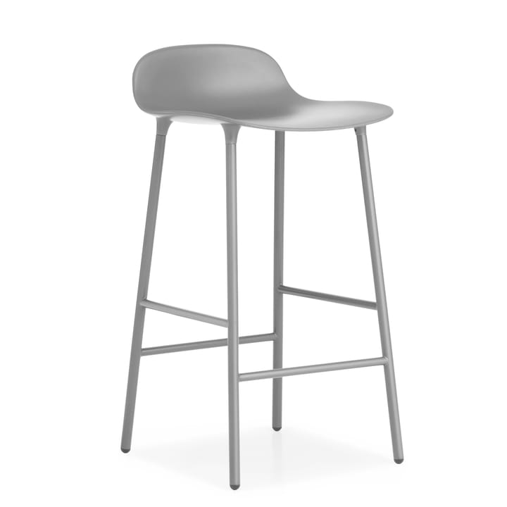 Form Chair Barstuhl metallBeine - Grau - Normann Copenhagen