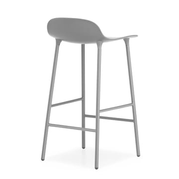 Form Chair Barstuhl metallBeine - Grau - Normann Copenhagen