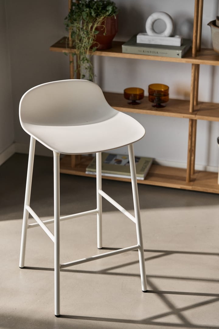 Form Chair Barstuhl metallBeine, Weiß Normann Copenhagen