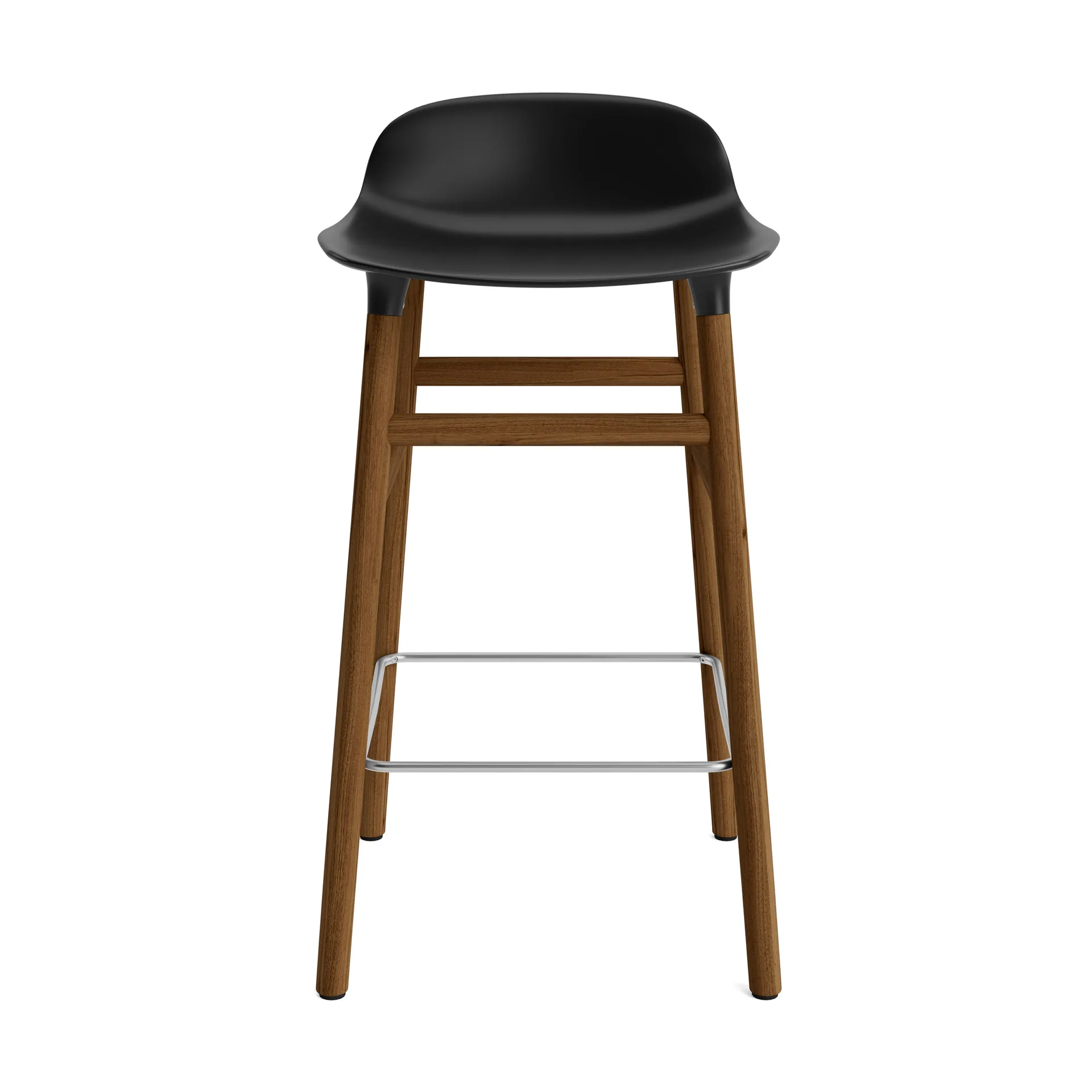 Form Chair Barstuhl valnötsBeine, Schwarz Normann Copenhagen