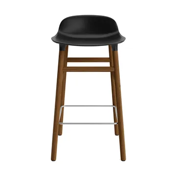 Form Chair Barstuhl valnötsBeine - Schwarz - Normann Copenhagen