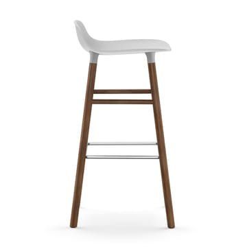 Form Chair Barstuhl valnötsBeine - Weiß - Normann Copenhagen