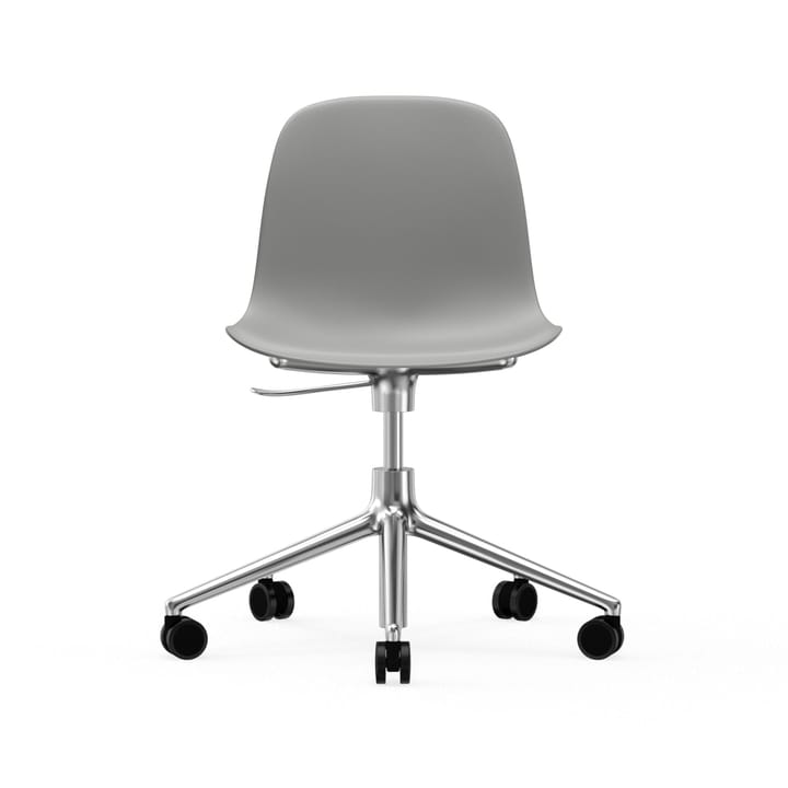 Form chair drehbar, 5W Bürostuhl - Grau , Aluminium, Rollen - Normann Copenhagen