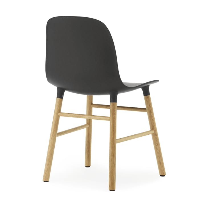 Form Chair Stuhl Eichenbeine 2er Pack - schwarz-Eiche - Normann Copenhagen