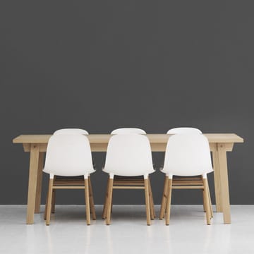 Form Chair Stuhl Eicheneine 2er Pack - weiß-Eiche - Normann Copenhagen