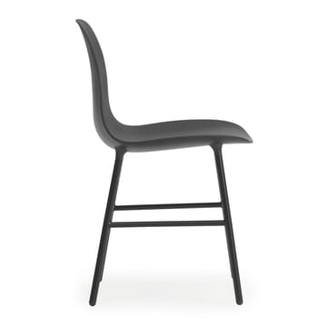 Form Chair Stuhl Metallbeine 2er Pack - schwarz - Normann Copenhagen