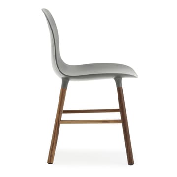 Form Chair Stuhl Walnussbeine 2er Pack - grau-Walnuss - Normann Copenhagen