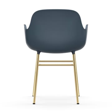 Form Sessel Messingbeine - Blau - Normann Copenhagen