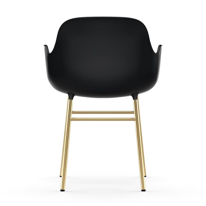 Form Sessel Messingbeine - Schwarz - Normann Copenhagen