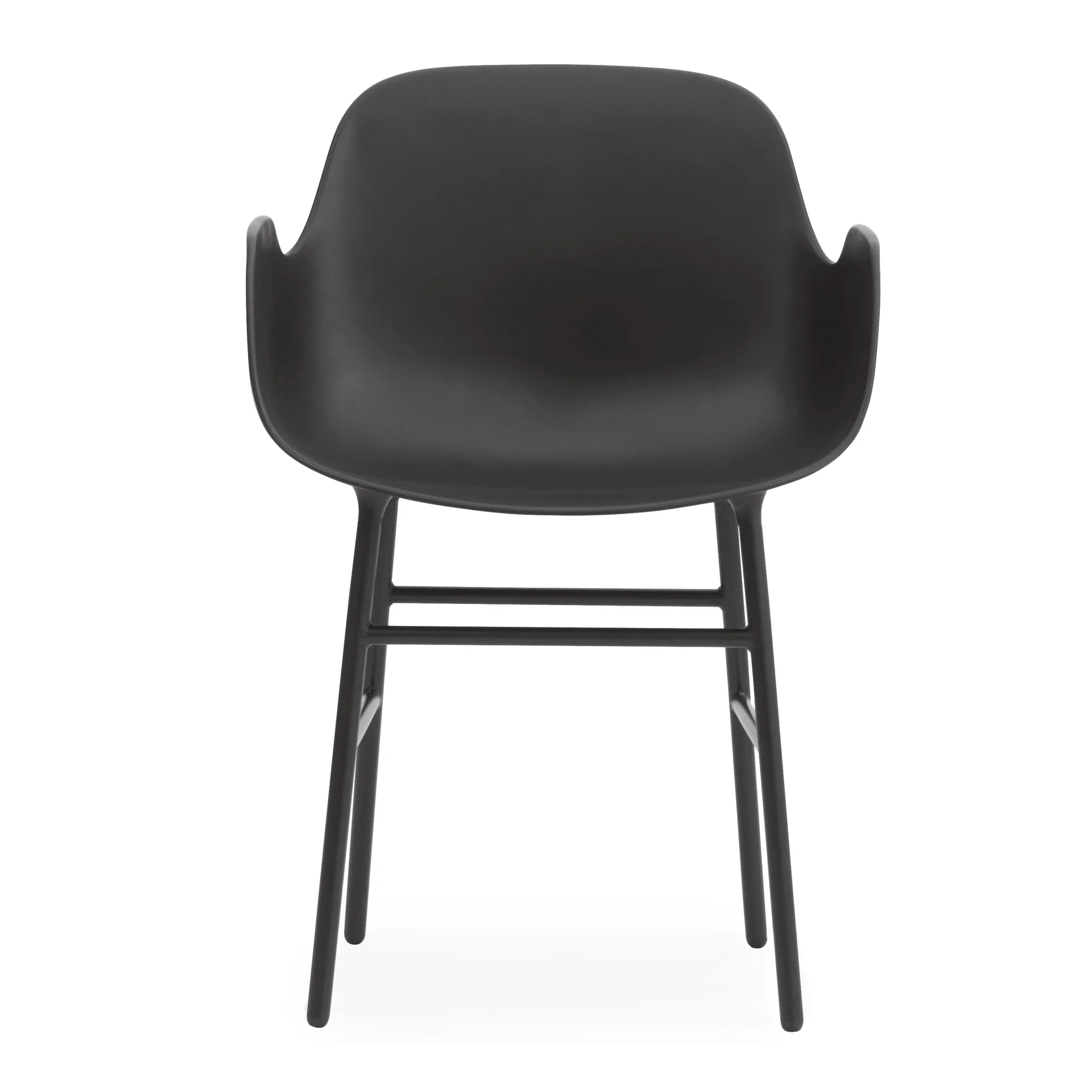 Form Sessel Metallbeine, Schwarz Normann Copenhagen