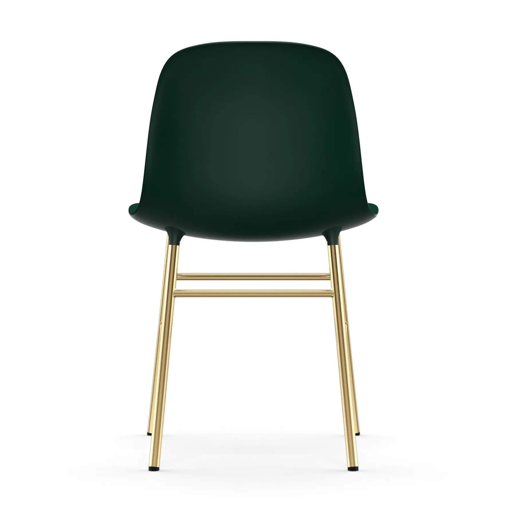 Form Stuhl Messingbeine, Grün Normann Copenhagen